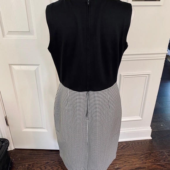 Chetta B Houndstooth Sheath Career Dress, 12 - Picture 3 of 5